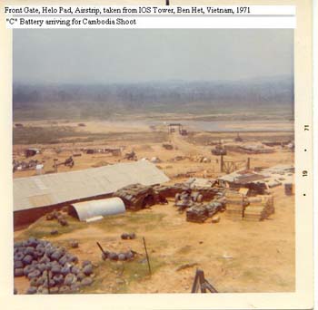 Front Gate, Helo Pad, Airstrip, Ben Het, 1971