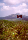 Flag on Duster Hill at LZ Uplift