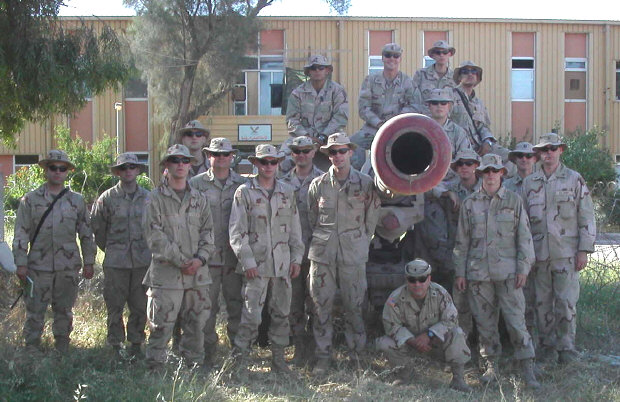 2/15th with a captured Iraqi artillery piece