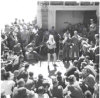 Show for the troops on the Walker deck on the way to Vietnam in 1967
