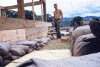 Mike Donley building bunkers at LZ Diamondhead