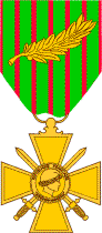 Croix de Guerre w/Palm, France