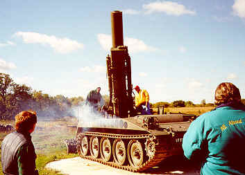 Mike Donley operating the M110