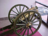 Cannon at the door of 18th FA HQ