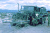 US Army truck after hitting a mine