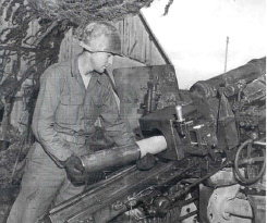 Typical cannoneer of the 15th FA Bn in 1944
